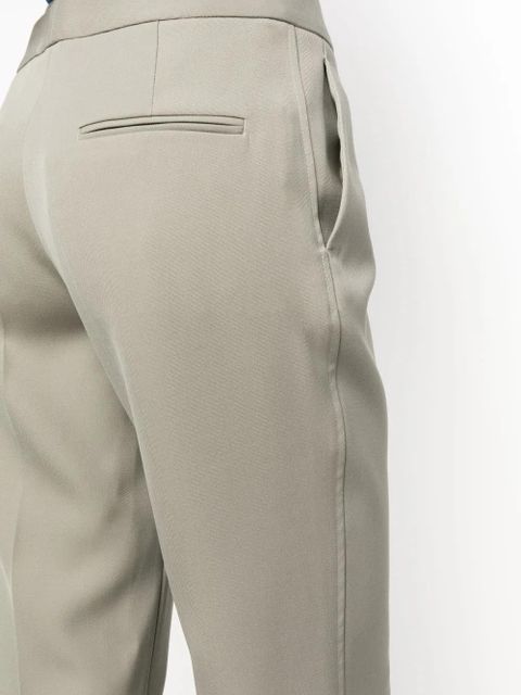 Jil Sander straight-leg wool trousers - Green