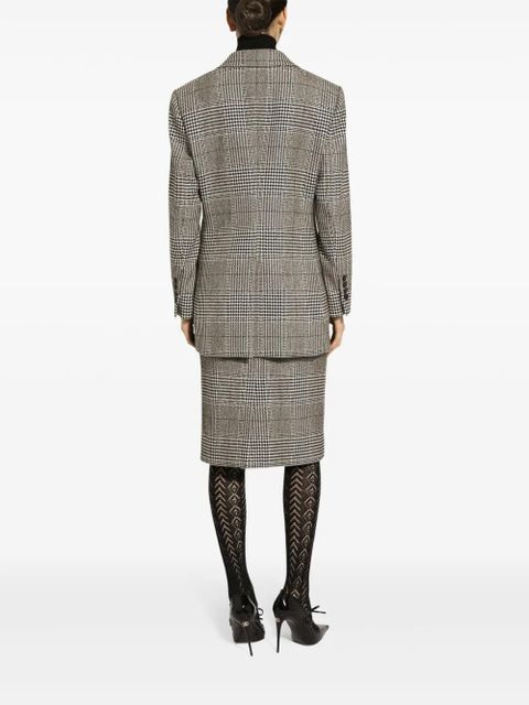 Dolce & Gabbana glen-plaid blazer - Grey