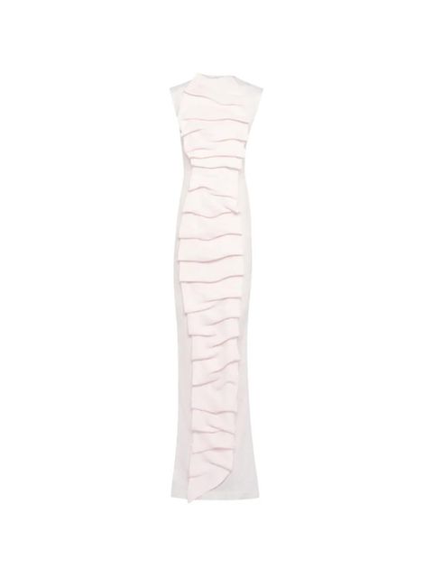 A.W.A.K.E. Mode ruffled maxi dress - Pink - zdjęcie produktu nr 1