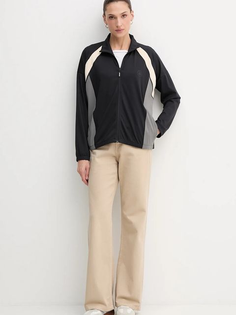 United Colors of Benetton bluza damska kolor czarny gładka 330X3M07O