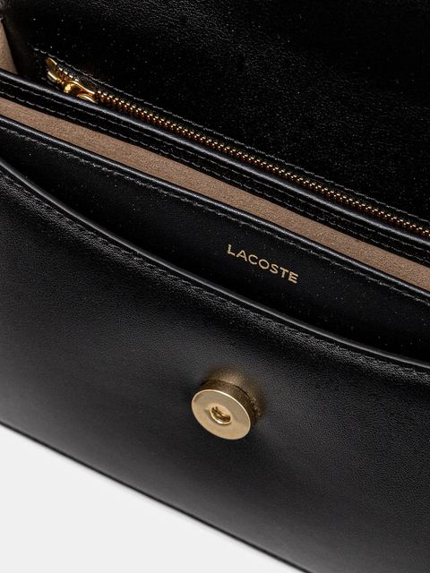 Lacoste torebka skórzana kolor czarny NF5105IT