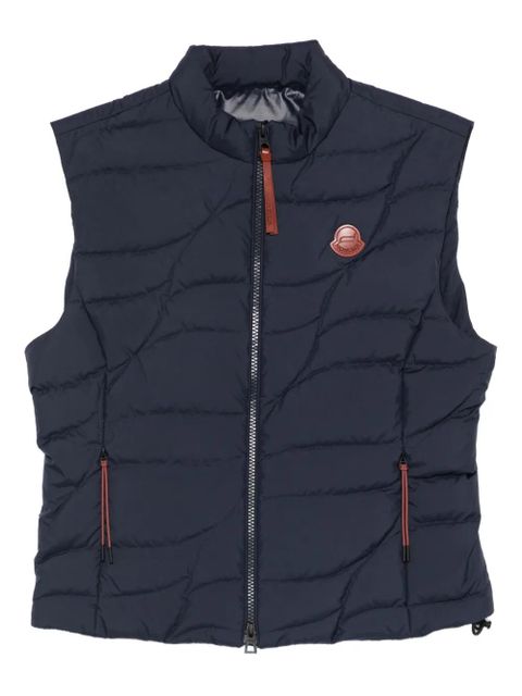 Moncler Huangbiao quilted vest - Blue - zdjęcie produktu nr 1