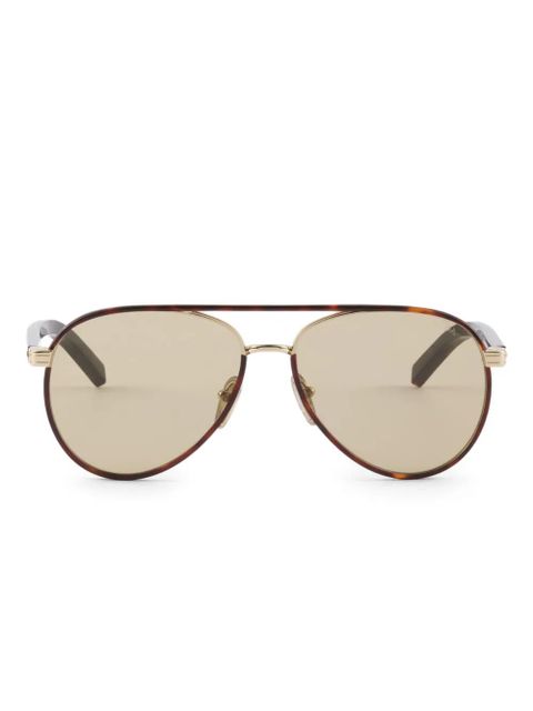 Prada Eyewear aviator-frame sunglasses - Brown - zdjęcie produktu nr 1