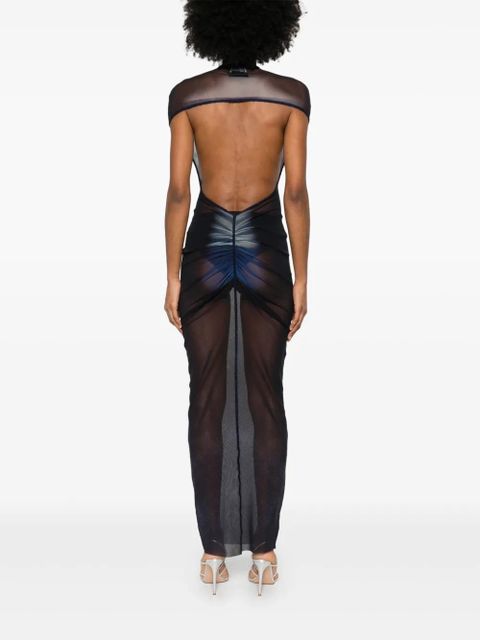 Jean Paul Gaultier sheer maxi dress - Blue - zdjęcie produktu nr 2