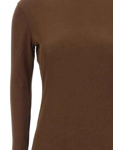 ENTIRE STUDIOS Sheer long sleeve top - Brown