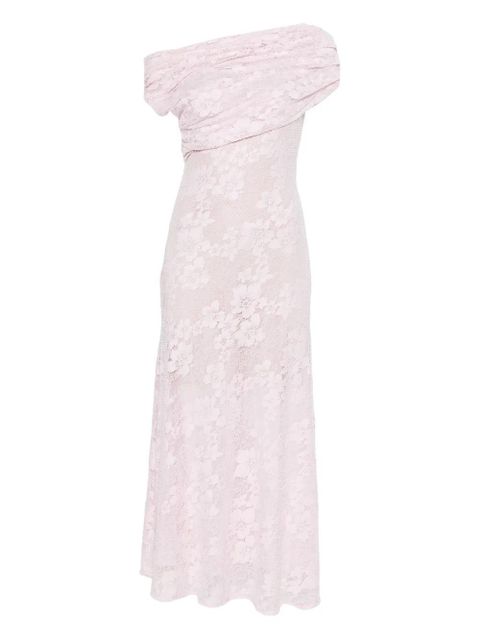 Self-Portrait lace midi dress - Pink - zdjęcie produktu nr 1