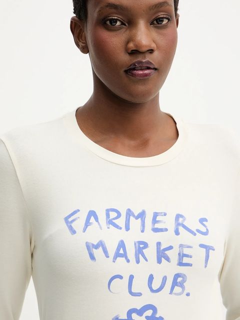 Weekend Max Mara longsleeve ALIAS kolor beżowy 2525946042600