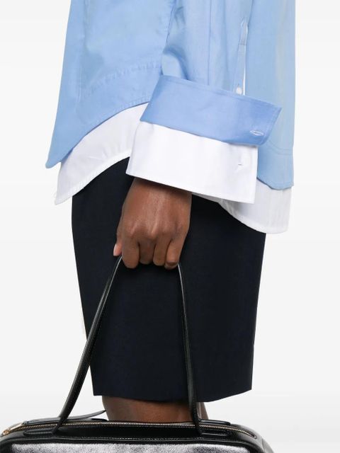 Victoria Beckham double-layer shirt - Blue