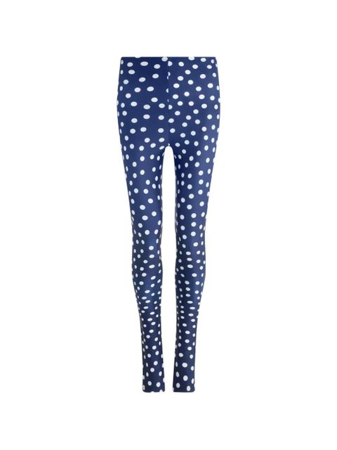 Jean Paul Gaultier polka dot leggings - Blue - zdjęcie produktu nr 1