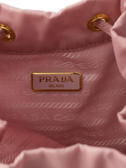 Prada Duet Re-Nylon bucket bag - Pink