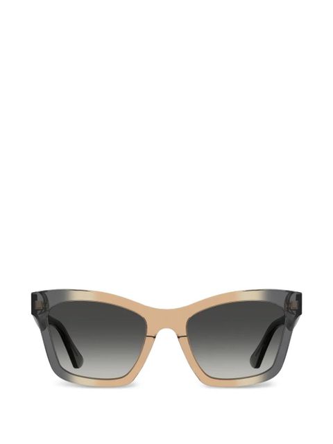 Moschino logo-lettering sunglasses - Grey - zdjęcie produktu nr 1