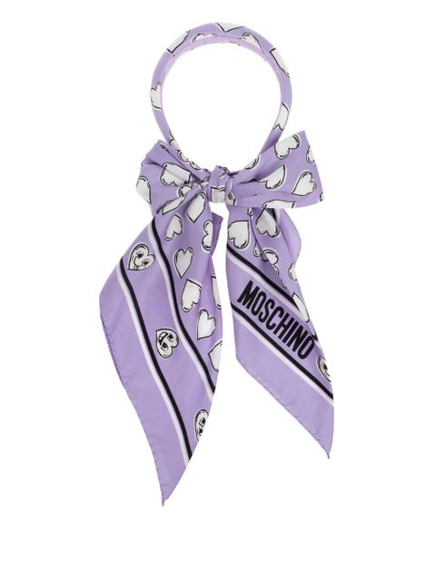 Moschino scarf headband - Purple - zdjęcie produktu nr 1