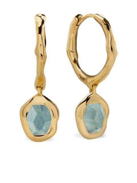 Monica Vinader Odyssey huggie hoops - Gold