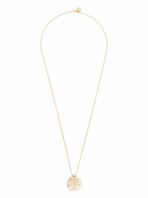 Maje Zodiac medal necklace - Gold