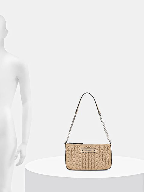 Karl Lagerfeld torebka K/WEAVE kolor beżowy B1W32031