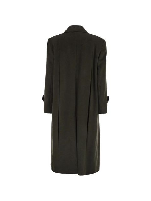 Weekend Max Mara lapel wool coat - Green - zdjęcie produktu nr 2
