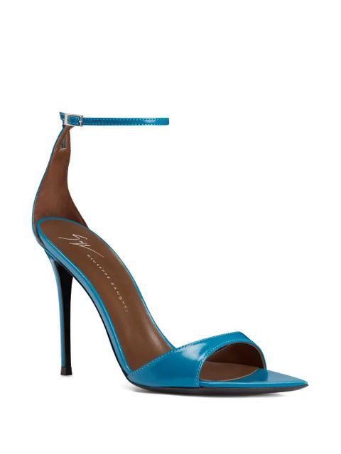 Giuseppe Zanotti Intriigo pointed-toe ankle-strap sandals - Blue - zdjęcie produktu nr 2