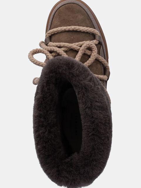 Inuikii śniegowce skórzane Classic High kolor brązowy 1001.002.0072.163