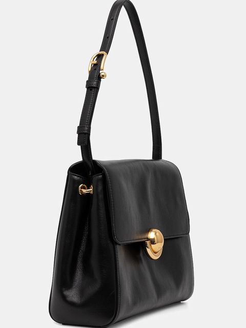 Furla torebka skórzana kolor czarny WB01862.BX4185.O6000 - zdjęcie produktu nr 2