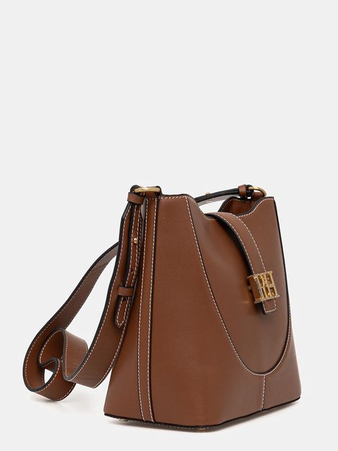 Pedro del Hierro torebka skórzana kolor brązowy 1112595