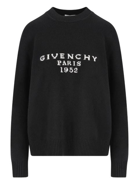 Givenchy logo-intarsia sweater - Black - zdjęcie produktu nr 1