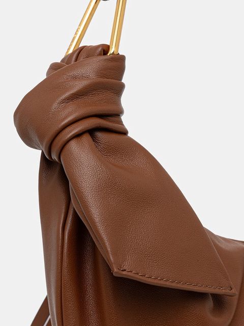 Coccinelle torebka skórzana FUROSHIKI kolor brązowy E1 U1A 13 02 01