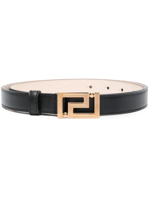 Versace Greca Goddess leather belt - Black - zdjęcie produktu nr 1