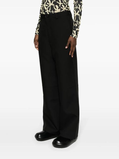 Nanushka Vidia straight-leg trousers - Black