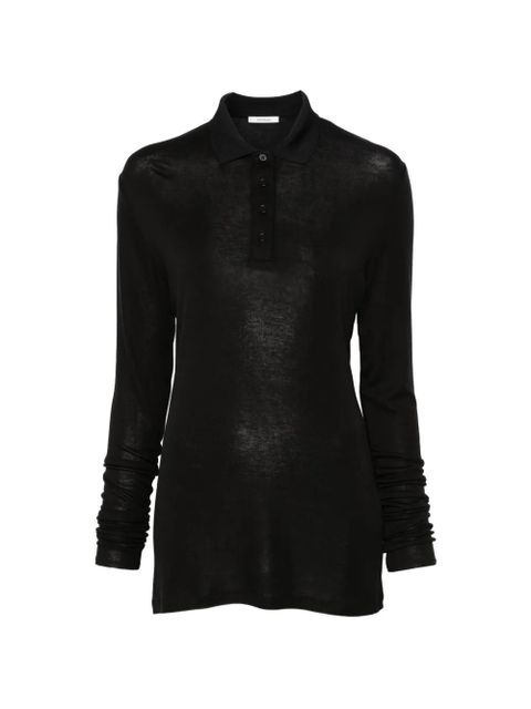 ENTIRE STUDIOS buttoned polo shirt - Black - zdjęcie produktu nr 1