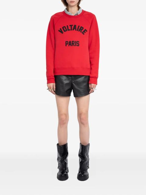 Zadig&Voltaire logo-lettering sweatshirt - Red - zdjęcie produktu nr 2