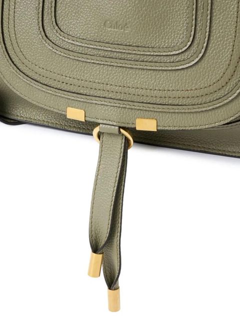 Chloé small Marcie top handles tassel tote bag - Green