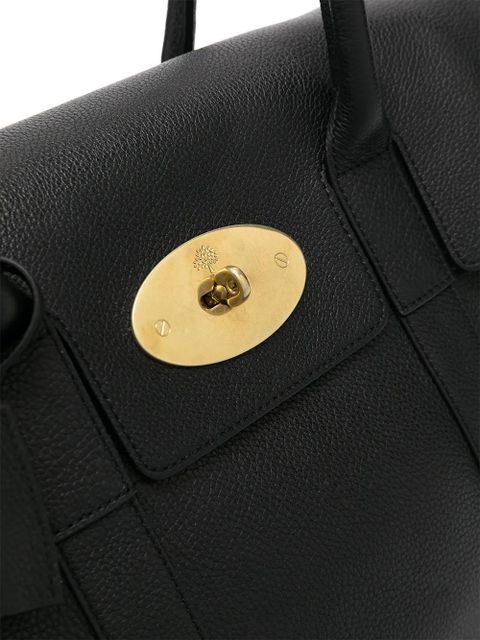 Mulberry Bayswater front-flap closure tote bag - Black