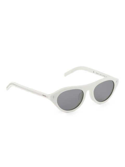 Prada Eyewear oval-frame sunglasses - White - zdjęcie produktu nr 2