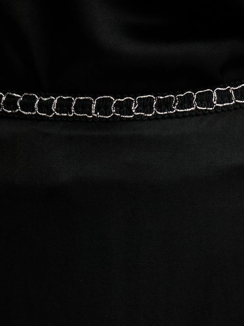 Answear.LAB spódnica kolor czarny midi rozkloszowana