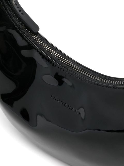 Longchamp Roseau Essential S leather shoulder bag - Black