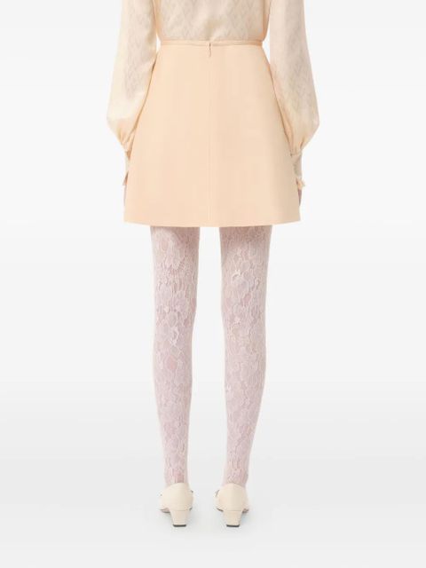 Valentino Garavani mini Crepe Couture skirt - Neutrals