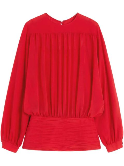 Valentino Garavani georgette blouse - Red