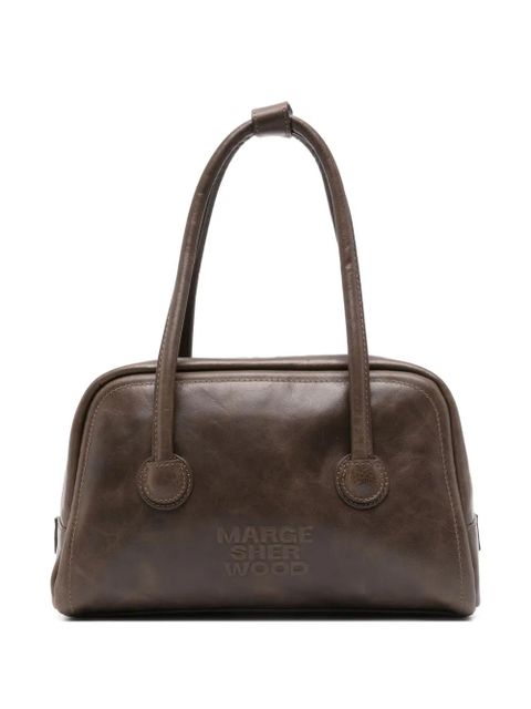 Marge Sherwood top-handle leather tote bag - Brown - zdjęcie produktu nr 1