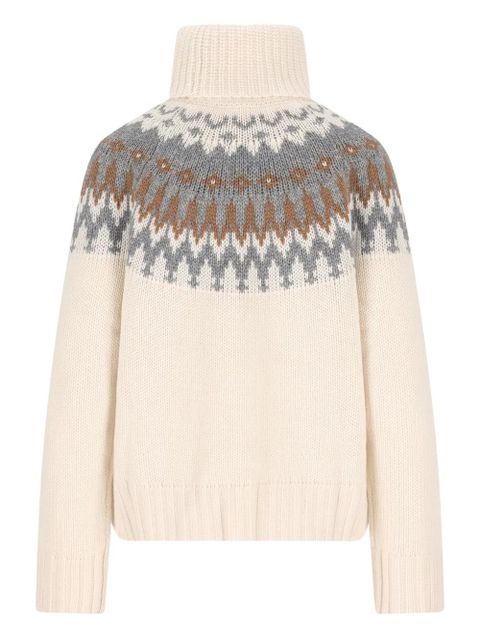 BOGNER patterned roll-neck sweater - Neutrals - zdjęcie produktu nr 2