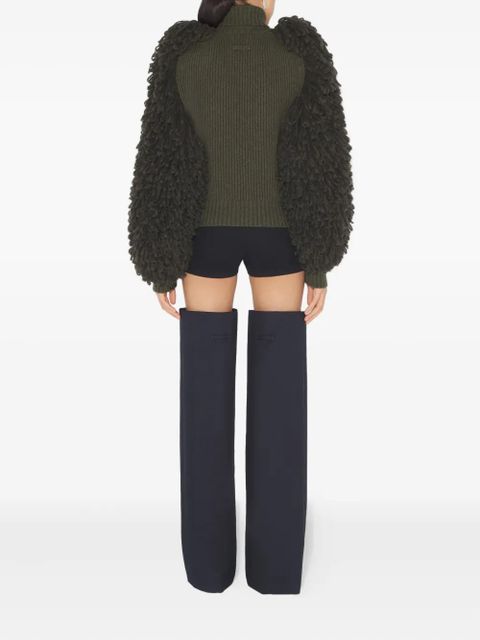 Jean Paul Gaultier The Bouclette high-neck wool sweater - Green