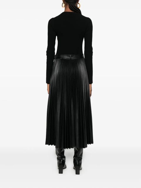 Simkhai pleated midi dress - Black