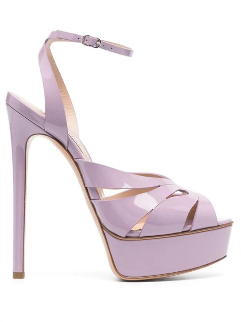 Casadei 140mm Flora Tiffany platform sandals - Purple - zdjęcie produktu nr 1
