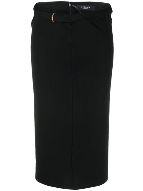 Versace La Greca midi skirt - Black - zdjęcie produktu nr 1