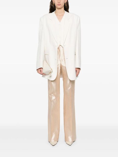 TOM FORD ribbed trousers - Neutrals - zdjęcie produktu nr 2