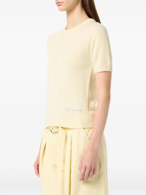 Blumarine short-sleeve sweater - Neutrals - zdjęcie produktu nr 2