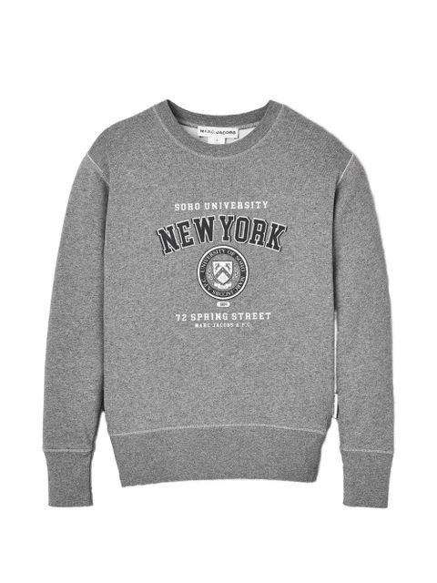 Marc Jacobs x The A.P.C. Shrunken NY crew-neck sweatshirt - Grey - zdjęcie produktu nr 1