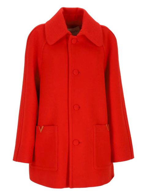 Valentino Garavani pocket-detail coat - Red - zdjęcie produktu nr 1
