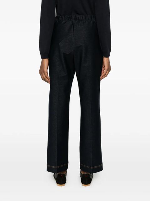 Max Mara elasticated trim trousers - Blue