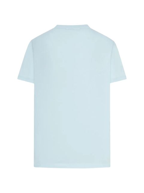 GANNI graphic-print T-shirt - Blue - zdjęcie produktu nr 2