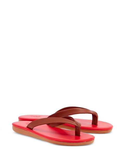 Ancient Greek Sandals Saionara leather slides - Brown - zdjęcie produktu nr 2